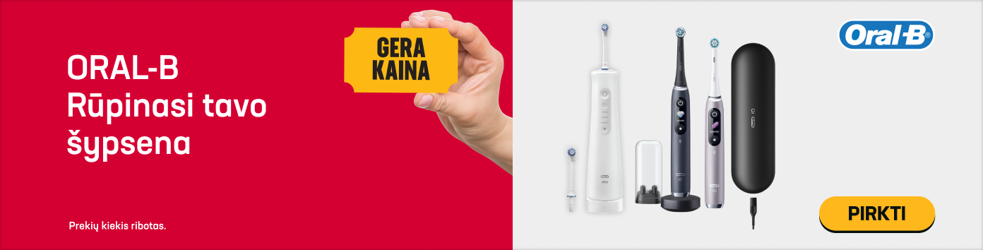 Oral-B. Rūpinasi tavo šypsena