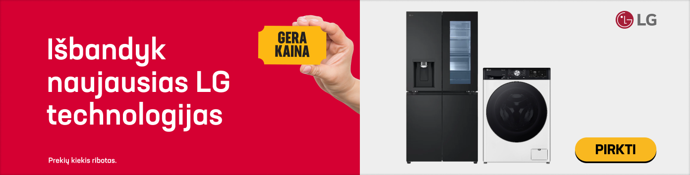 Išbandyk naujausias LG technologijas