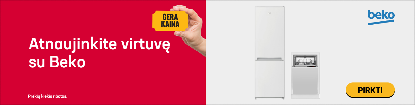 Atnaujinkite virtuvę su Beko