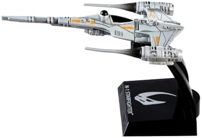 Космический корабль Mattel Star Wars Starship Select N-1 Starfighter, черный/серый
