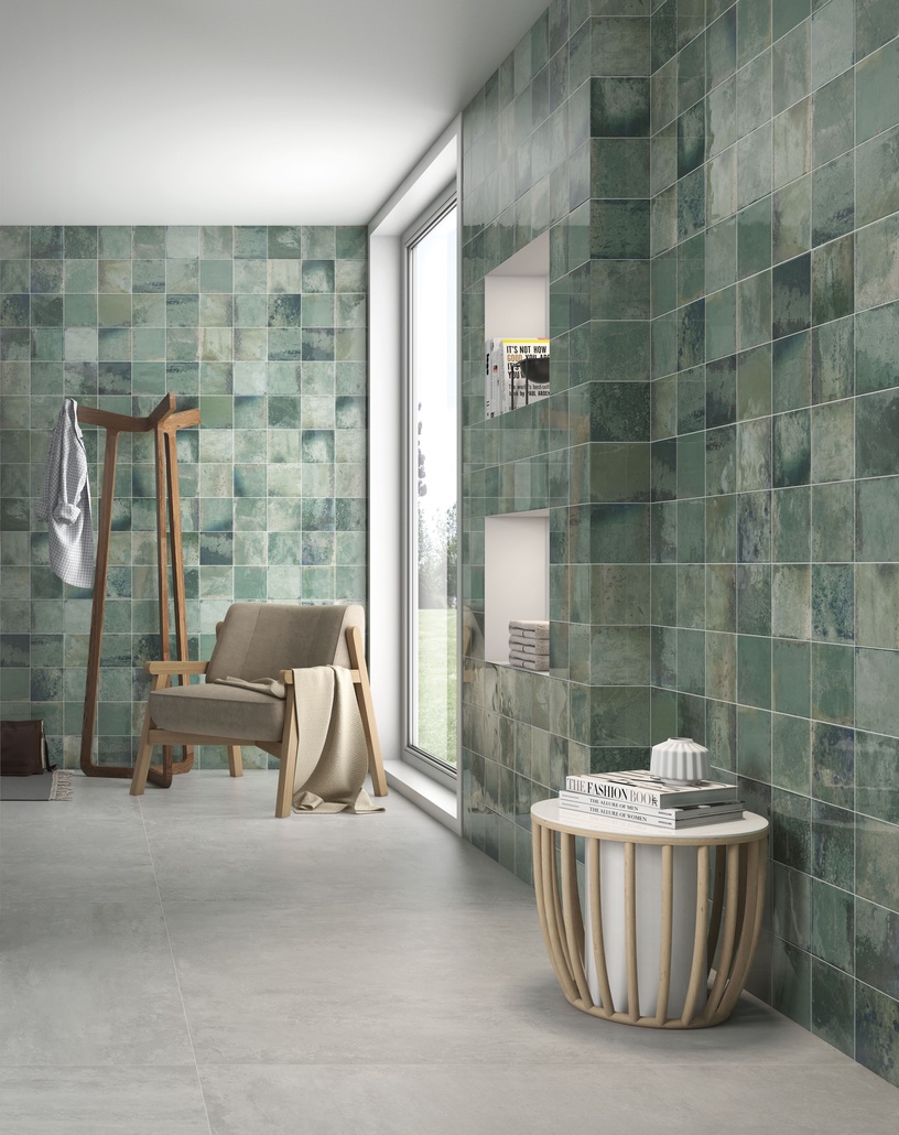 Плитка, керамическая Geotiles Provence 8429991867980, 60 см x 31.6 см, зеленый