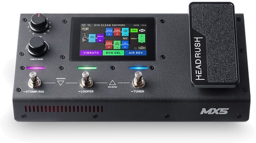 Elektriskās ģitāras procesors Headrush MX5, melna