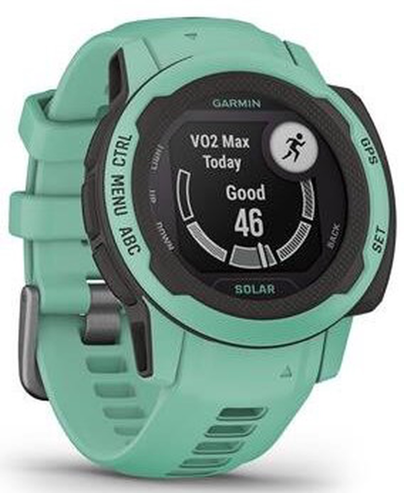 Умные часы Garmin Instinct 2S Solar 010-02564-02, зеленый