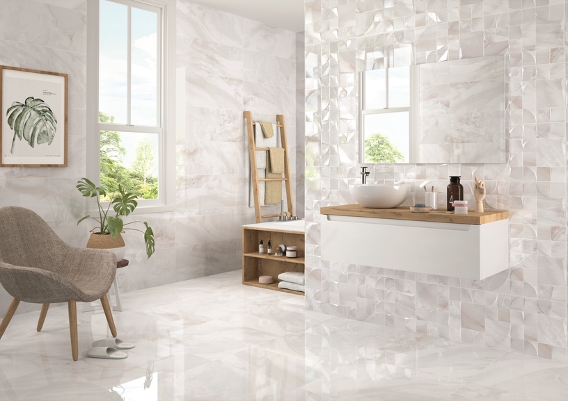 Плитка, керамическая Stn Ceramica Diva 8434459155202, 90 см x 33.3 см, серый