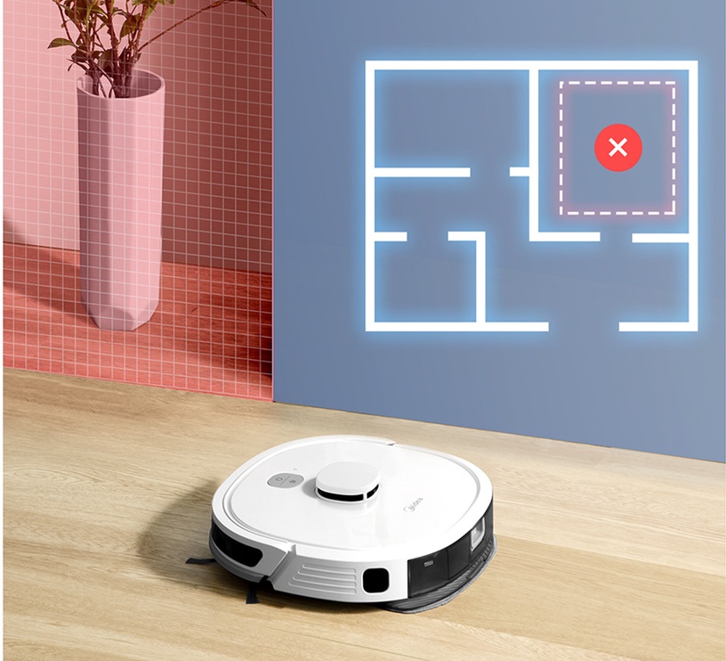 Робот-пылесос Midea M6, белый