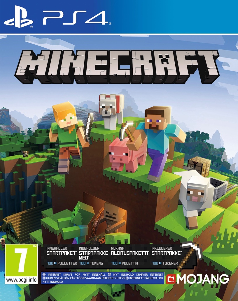 PlayStation 4 (PS4) mäng Mojang Minecraft: Starter Collection