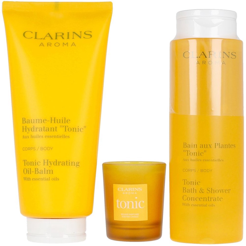 Ķermeņa kopšanas līdzekļu komplekts Clarins Aroma Ritual, 400 ml, 3 gab.