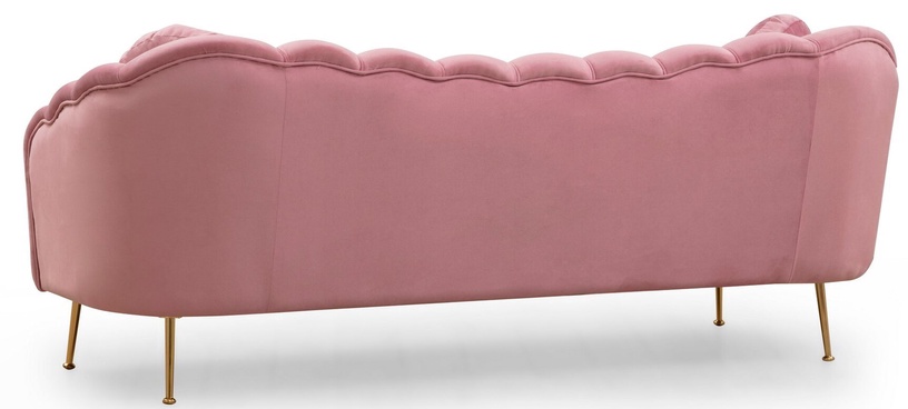 Диван Hanah Home Istiridye 3-Seat, розовый, 215 x 90 см x 80 см