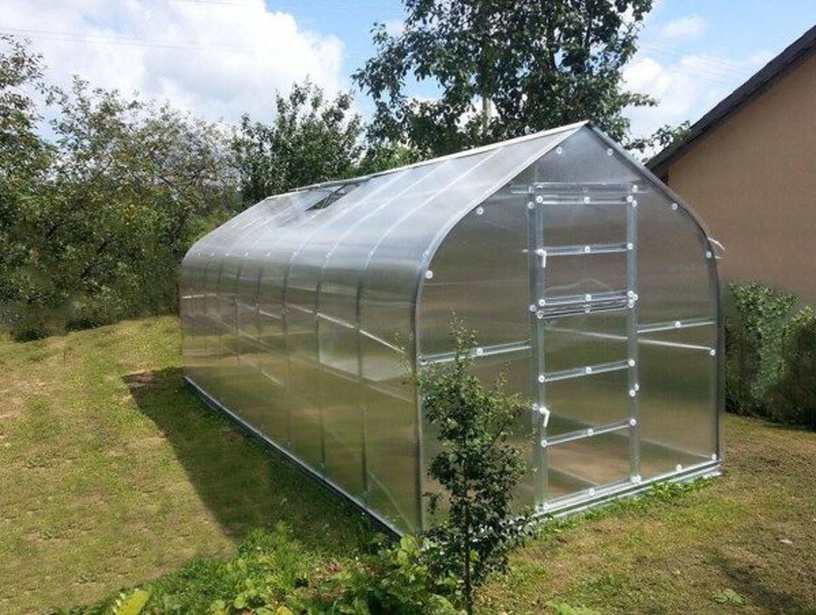 Kasvuhoone Klasika Standart 10, polükarbonaat, 4 x 2.5 m