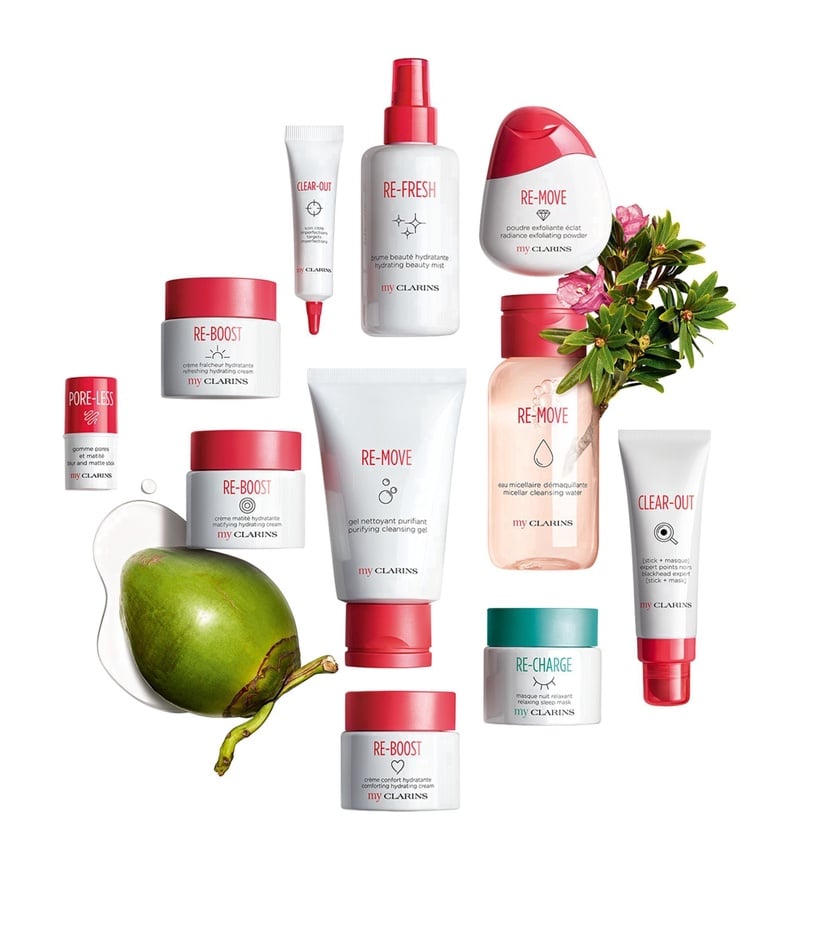 Sejas kopšanas līdzekļu komplekts sievietēm Clarins My Clarins Matifying Essentials, 90 ml, 3 gab.