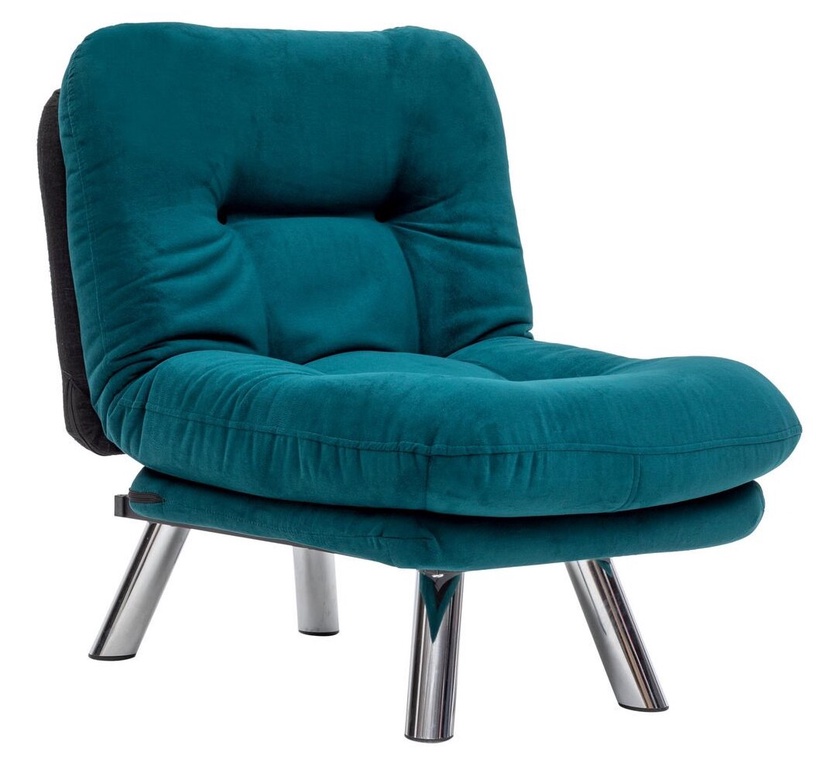 Диван-кровать Hanah Home Misa Small Solo, зеленый, 52 x 70 см x 40 см