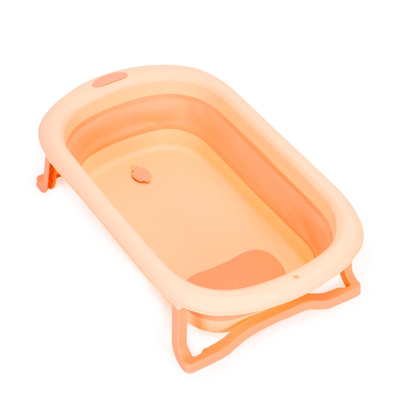 Детская ванночка EcoToys Foldable, светло-розовый, 79 см