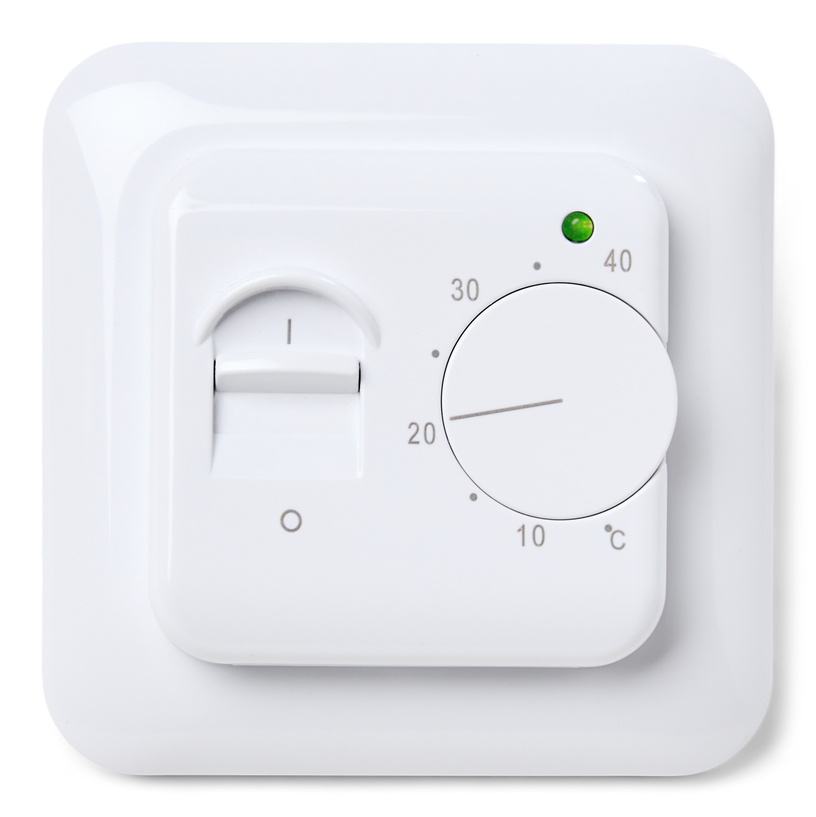 Термостат Heatcom HC15M, навесной, белый, 10 - 60 °С