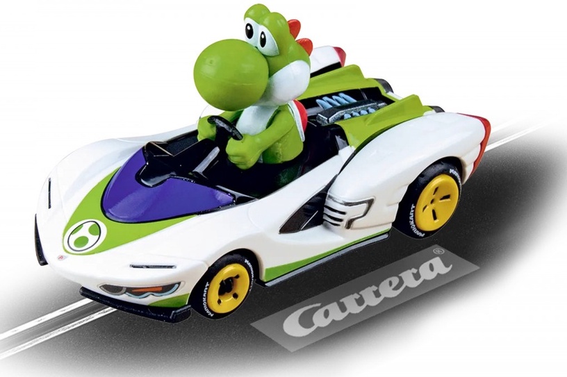 Детская машинка Carrera Nintendo Mario Kart P-Wing Yoshi 20064183, 1:43, многоцветный