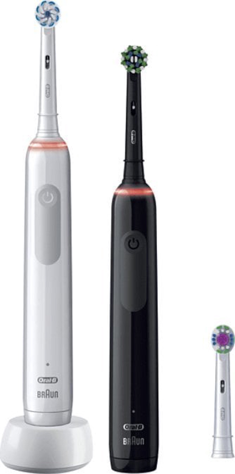 Elektriskā zobu birste Braun Oral-B Pro 3 3900, balta/melna