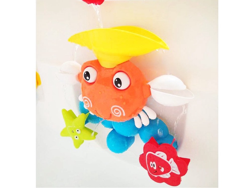 Игрушка для ванны Crab Fountain, многоцветный