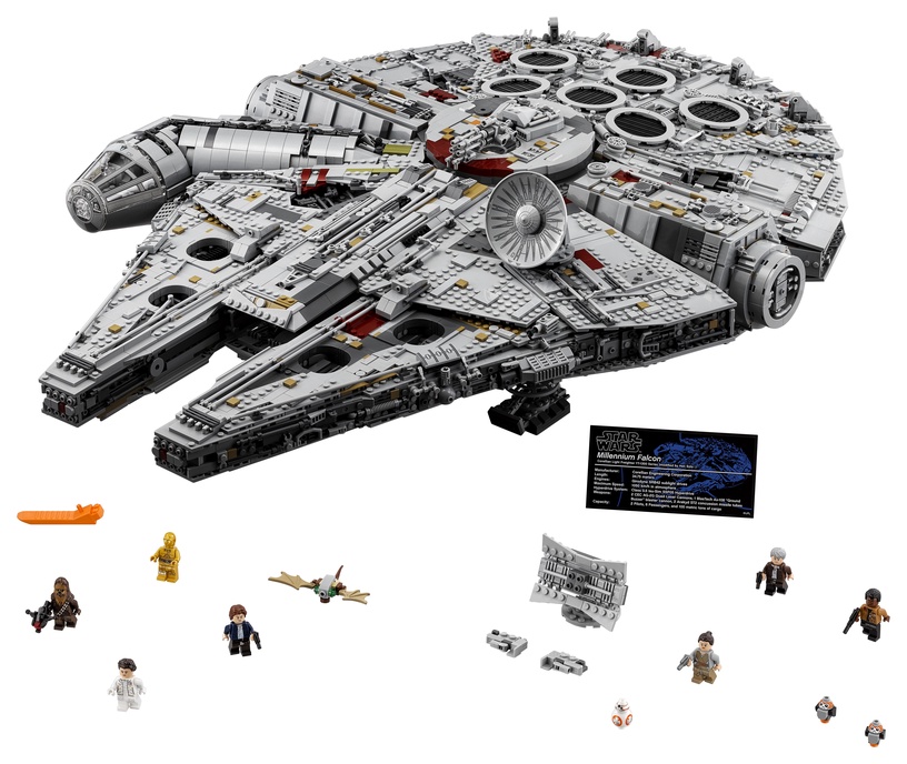 Конструктор LEGO Star Wars Сокол Тысячелетия 75192, 7541 шт.