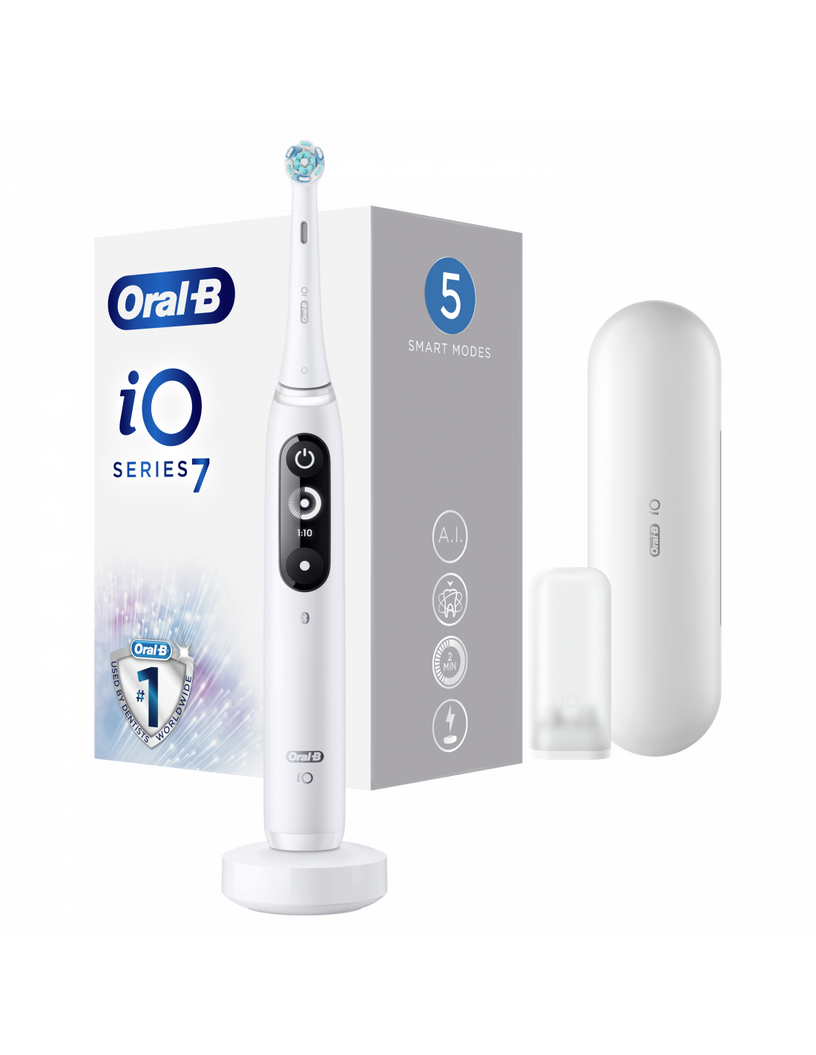 Elektriskā zobu birste Oral-B iO Series 7, balta