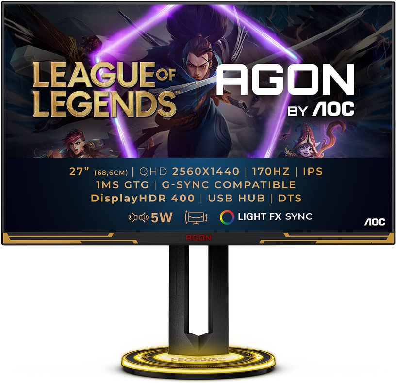Монитор AOC AG275QXL, 27″, 1 ms