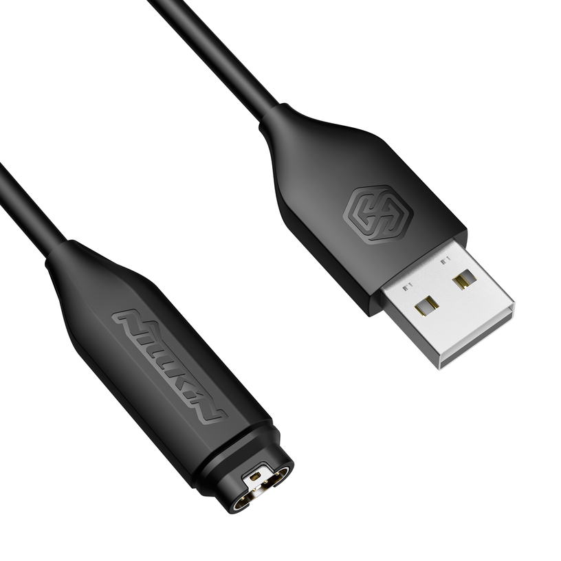 Провод для подзарядки Nillkin USB Data and Charging Cable for Garmin Watch, черный
