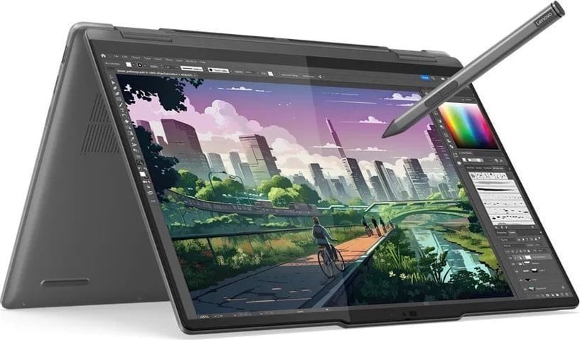 Sülearvuti Lenovo Yoga 7 14AHP9, AMD Ryzen™ 5 8640HS, 16 GB, 512 GB, 14 ", AMD Graphics, hall