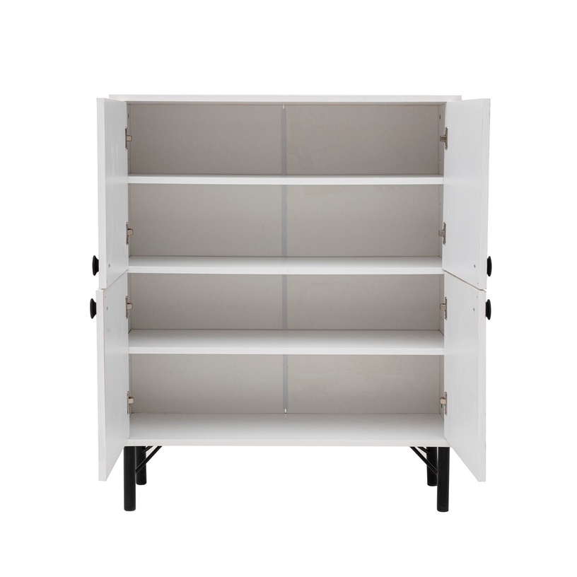 Шкафчики Kalune Design Multi Purpose Dot, белый/многоцветный, 36 см x 95 см x 111 см