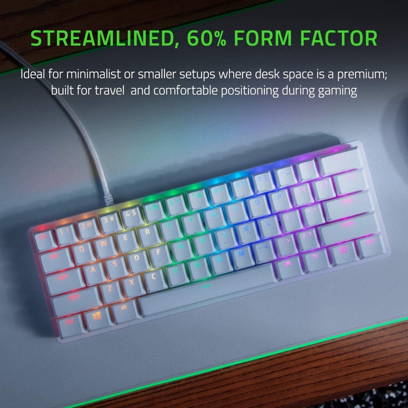 Клавиатура Razer Huntsman Mini Huntsman Mini Red, EN, белый