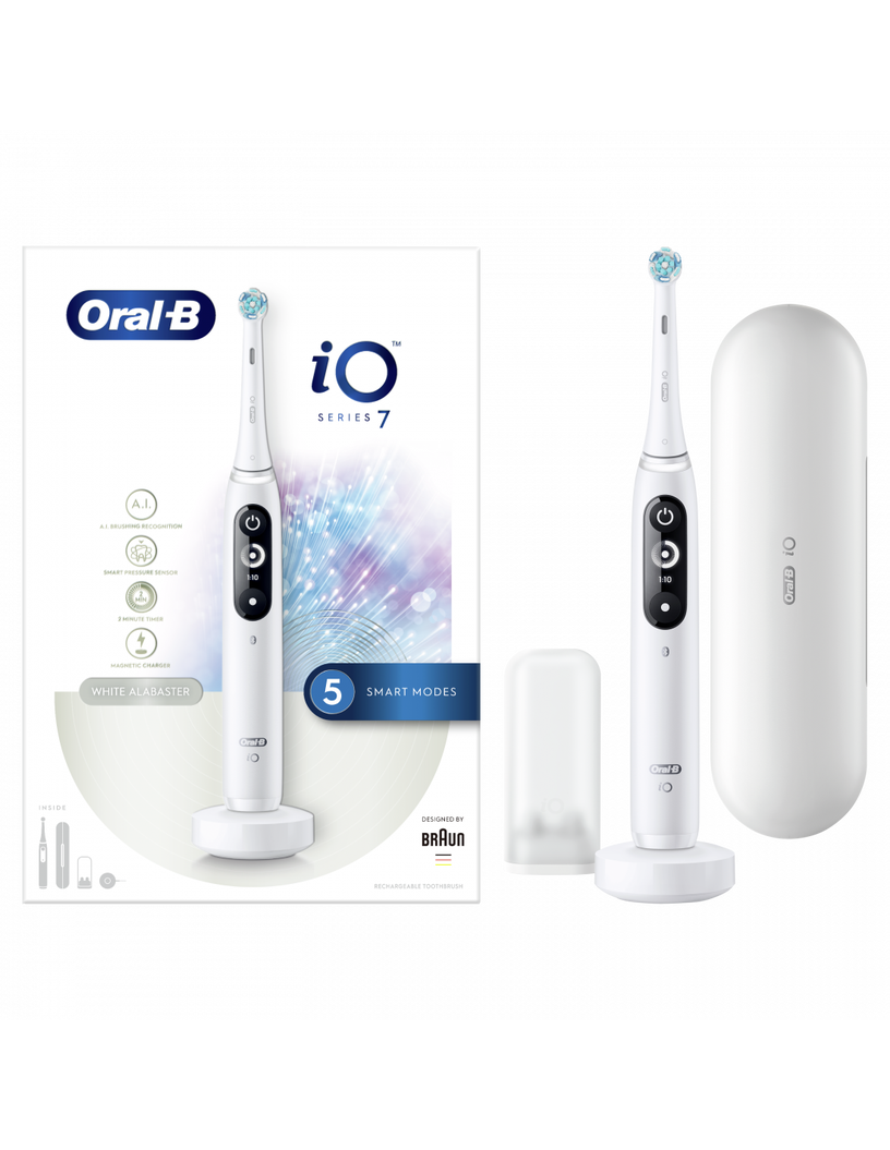 Elektriskā zobu birste Oral-B iO Series 7, balta