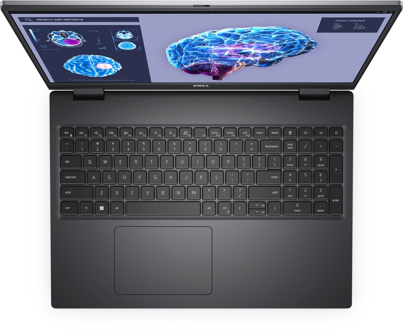 Sülearvuti Dell Precision 7680, Intel® Core™ i7-13850HX, 16 GB, 512 GB, 16 ", Nvidia RTX A, hall, en