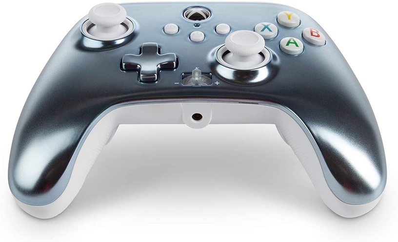 Игровой контроллер PowerA Enhanced Metallic Ice Wired Controller for Nintendo Switch, серебристый