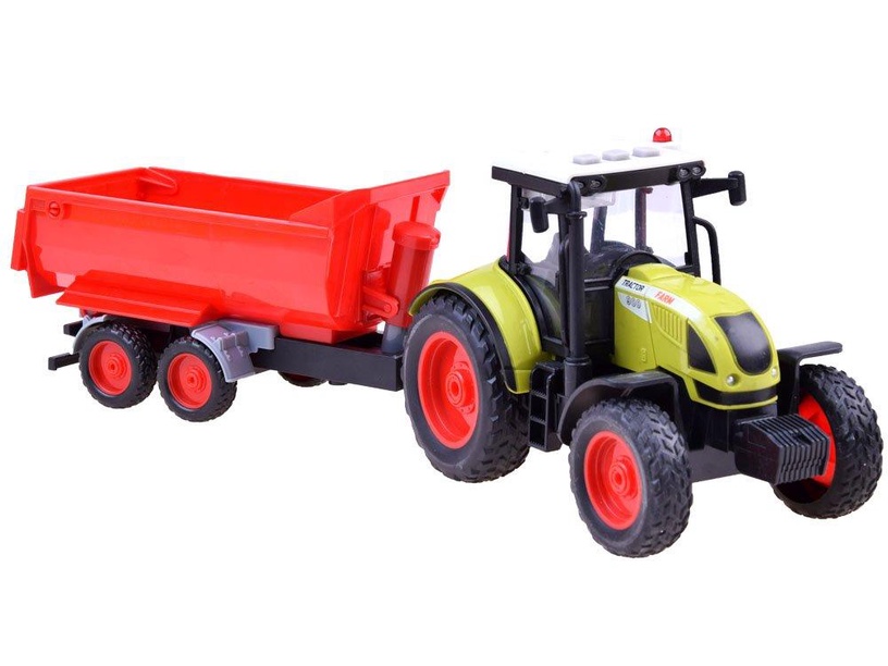 Rotaļu traktors Wenyi Rural Service Farmland, 1:16, daudzkrāsaina