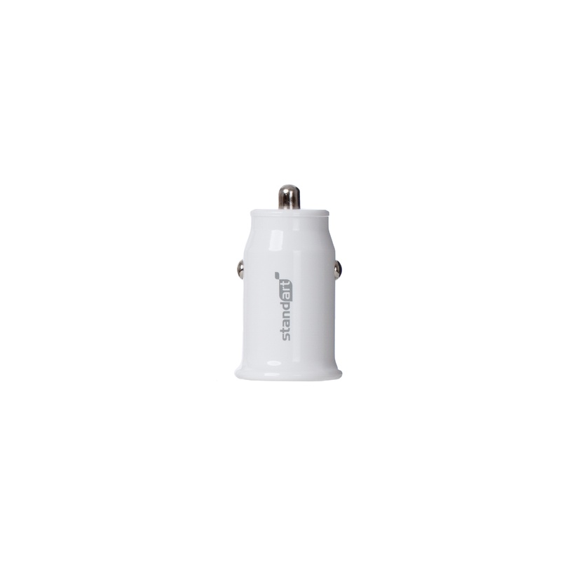 Auto telefona lādētājs Standart GT-ZJ20, USB Type-C, balta, 20 W