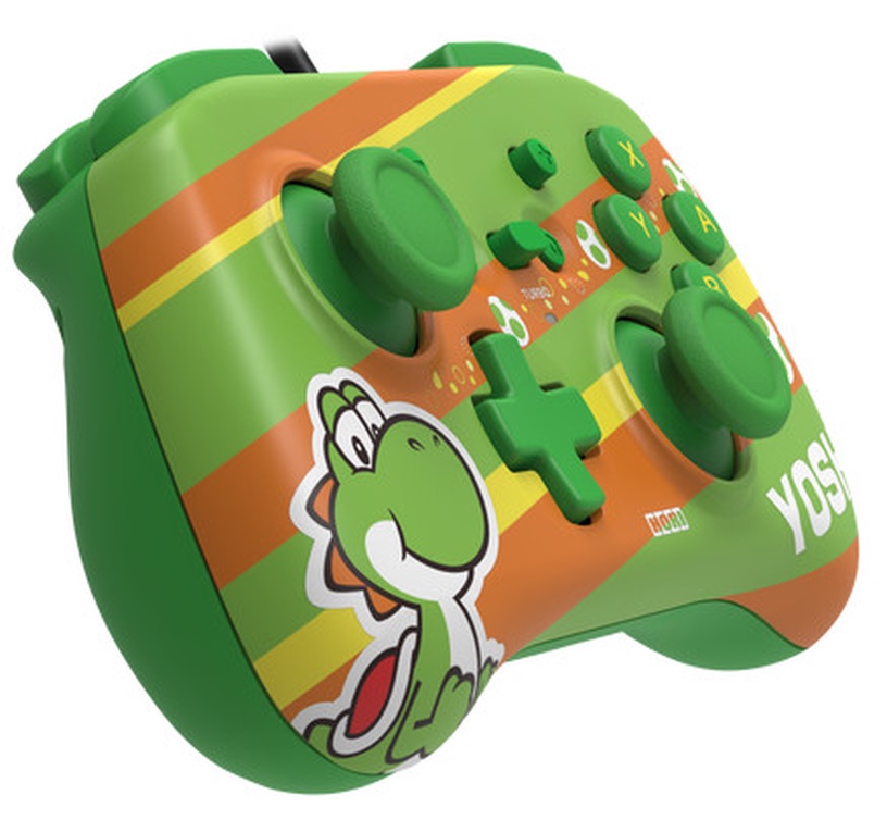 Игровой контроллер Hori Horipad Mini Yoshi, зеленый/oранжевый