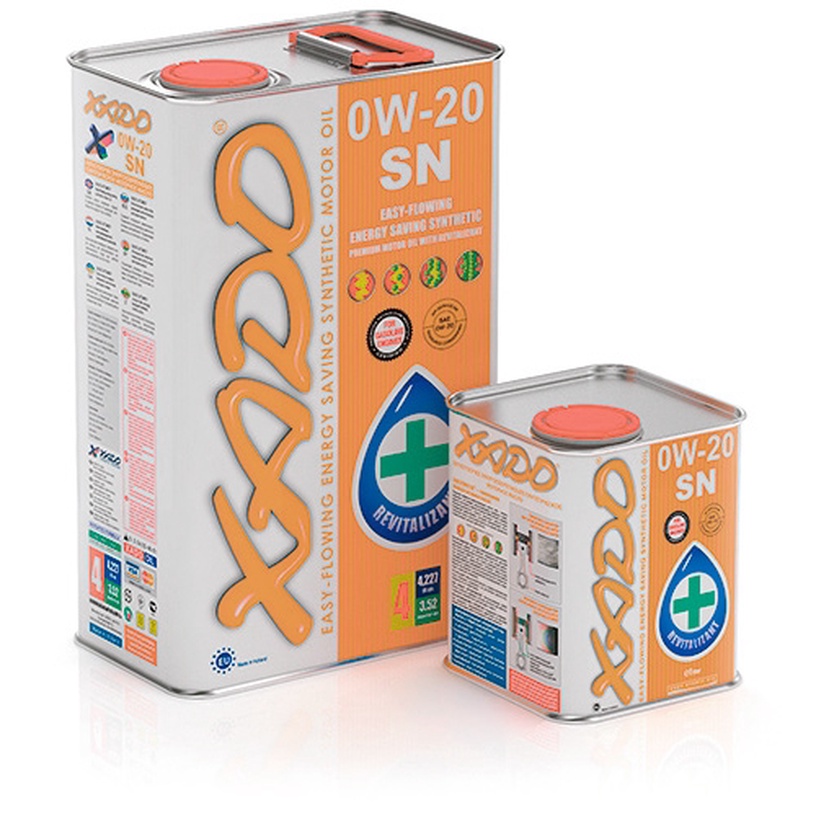 Motoreļļa Xado SN 0W - 20, sintētiskais, 1 l