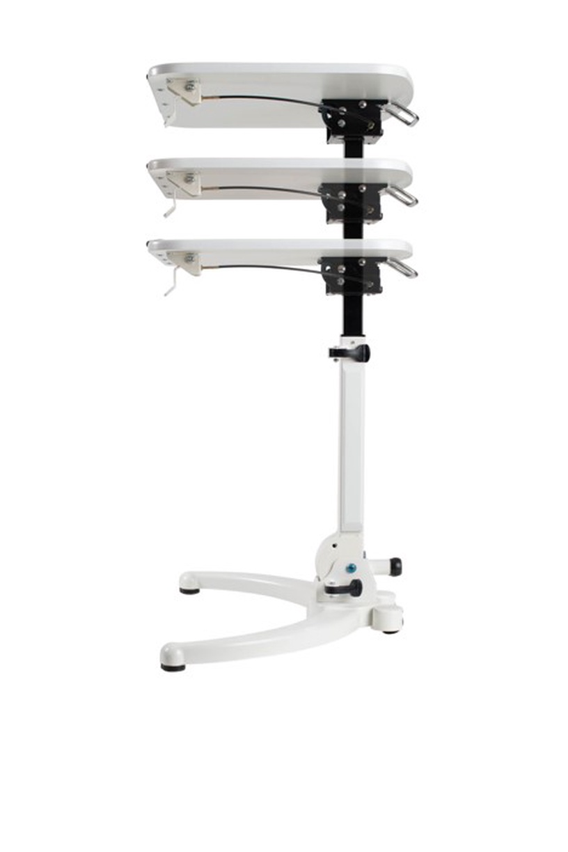 Arvutilaud reguleeritava kõrgusega Sun-Flex EasyDesk Fold, valge/must