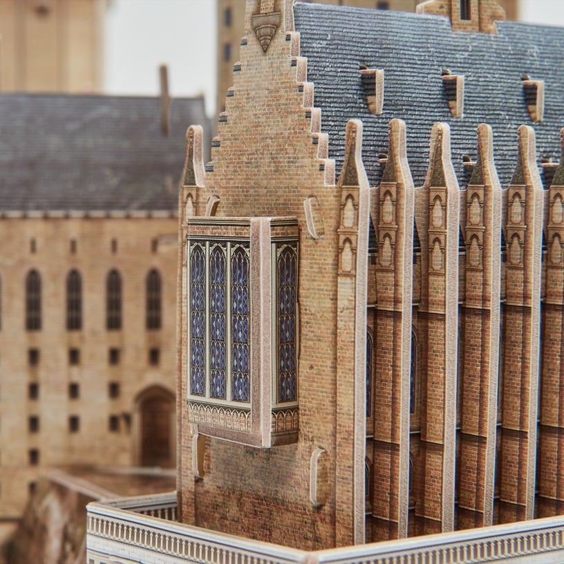 4D пазл Spin Master Harry Potter Hogwarts Castle, 32 см, многоцветный, 209 шт.