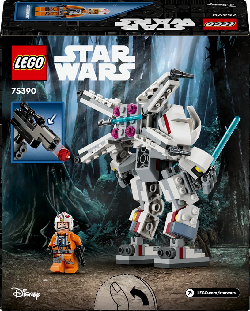 Конструктор LEGO® Star Wars™ Боевой робот Люка Скайуокера X-Wing 75390