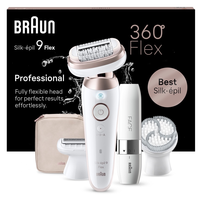 Epilaator Braun Silk•épil 9 Flex SES9-360 3D +FS1000 FACE