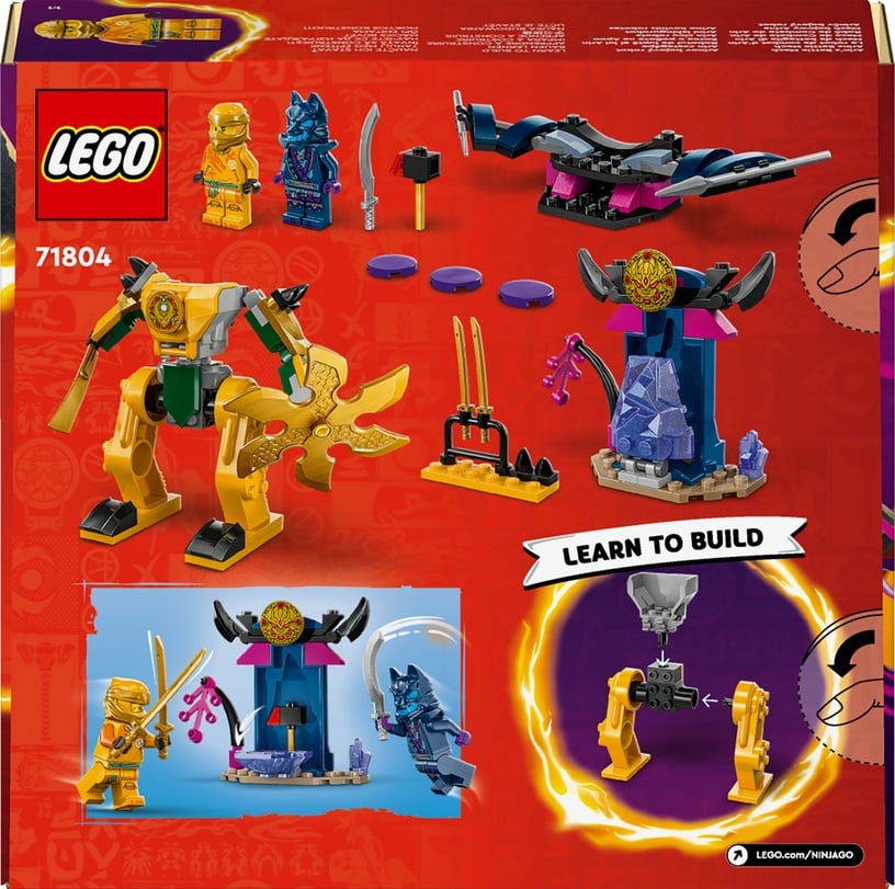 Konstruktor LEGO® Ninjago Arini lahingurobot 71804