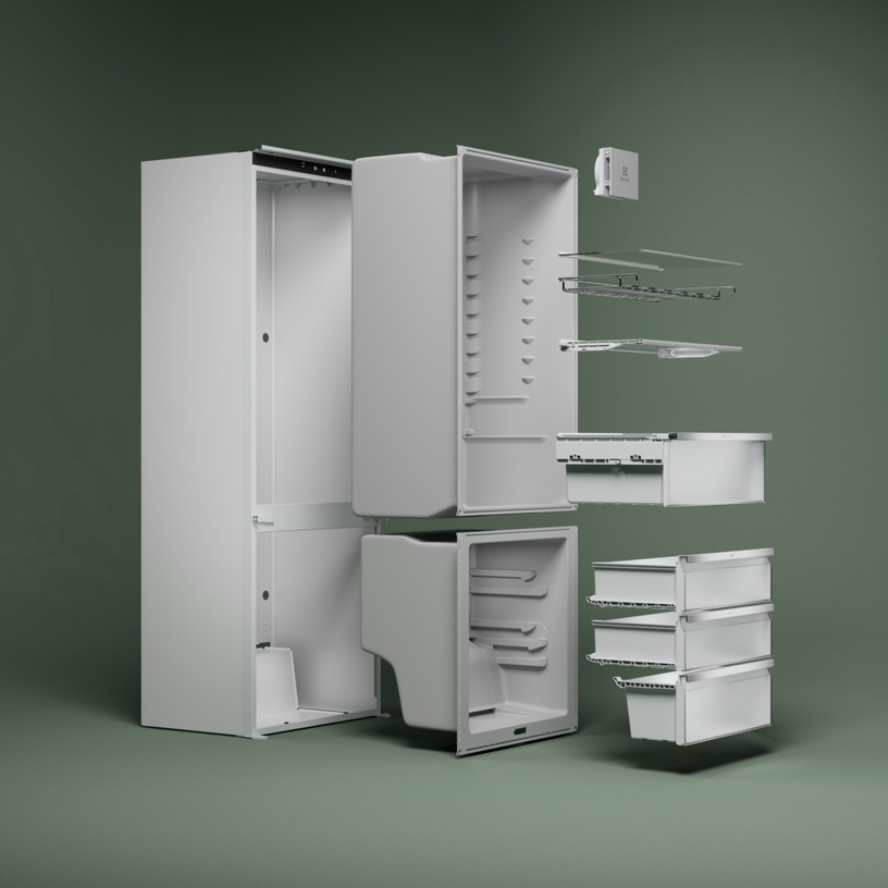 Integreeritav külmik sügavkülmik all Electrolux ENC8MD19S