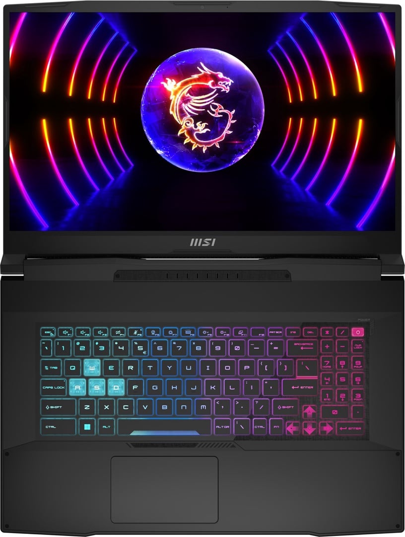 Sülearvuti MSI Katana 17 B12VFK-075XPL, Intel® Core™ i7-12650H, 16 GB, 1 TB, 17.3 ", RTX 4060, must, en
