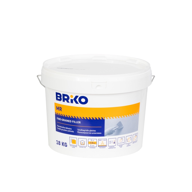 Pahtel Briko MR, peeneteraline, valge, 18 kg