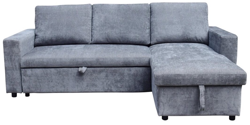 Dīvāns-gulta Homla Virev, pelēka, 85 x 215 cm x 76 cm