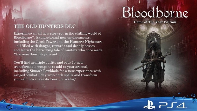 PlayStation 4 (PS4) mäng Sony Bloodborne GOTY