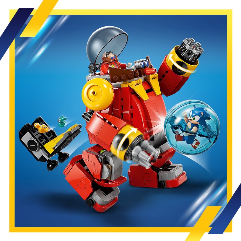 Konstruktors LEGO® Sonic the Hedgehog™ Sonic pret Dr. Eggman robotu Death Egg 76993, 615 gab.