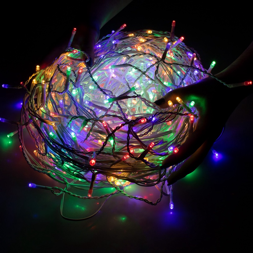 Гирлянда лампочек Springos CL0503, 20 м, многоцветный, 500 LED