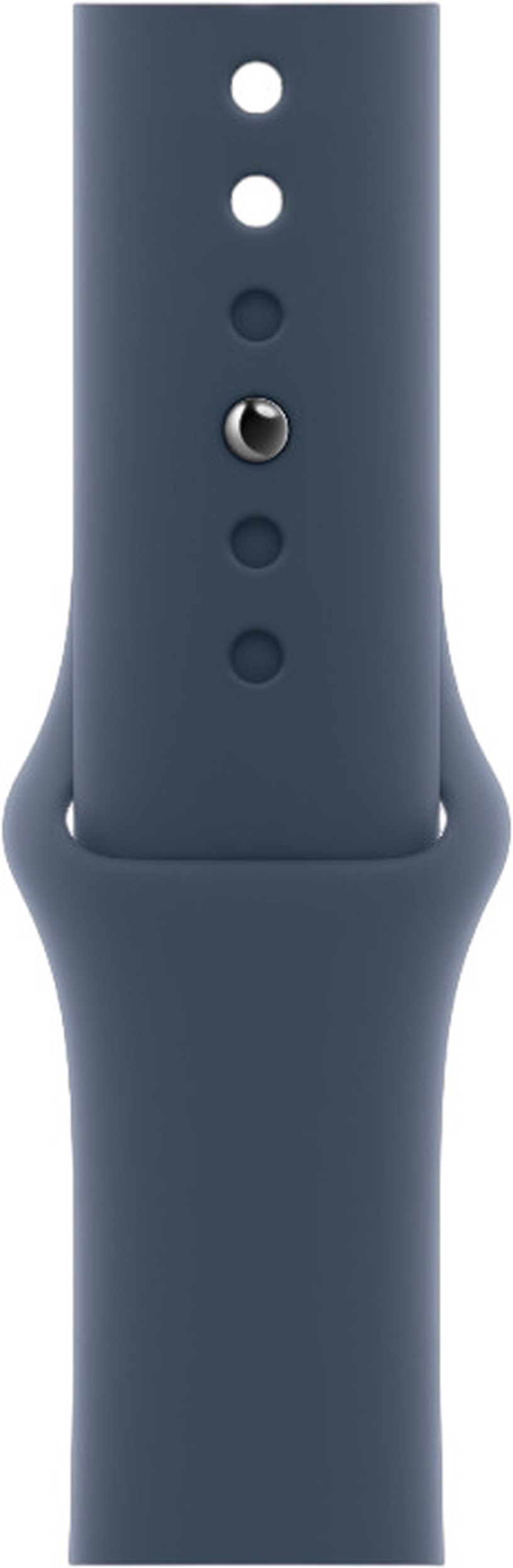 Умные часы Apple Watch SE GPS + Cellular, 44mm Silver Aluminium Case with Storm Blue Sport Band - M/L, серебристый