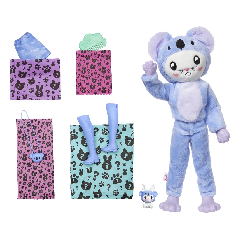 Nukk aksessuaaridega Mattel Barbie Cutie Reveal HRK22, 29 cm