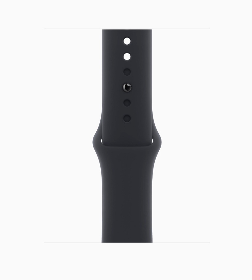 Nutikell Apple Watch Series 9 GPS + Cellular 41mm Midnight Aluminium Midnight Sport M/L, must