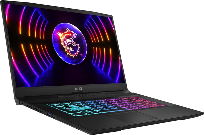 Sülearvuti MSI Katana 17 B12VFK-075XPL, Intel® Core™ i7-12650H, 16 GB, 1 TB, 17.3 ", RTX 4060, must, en
